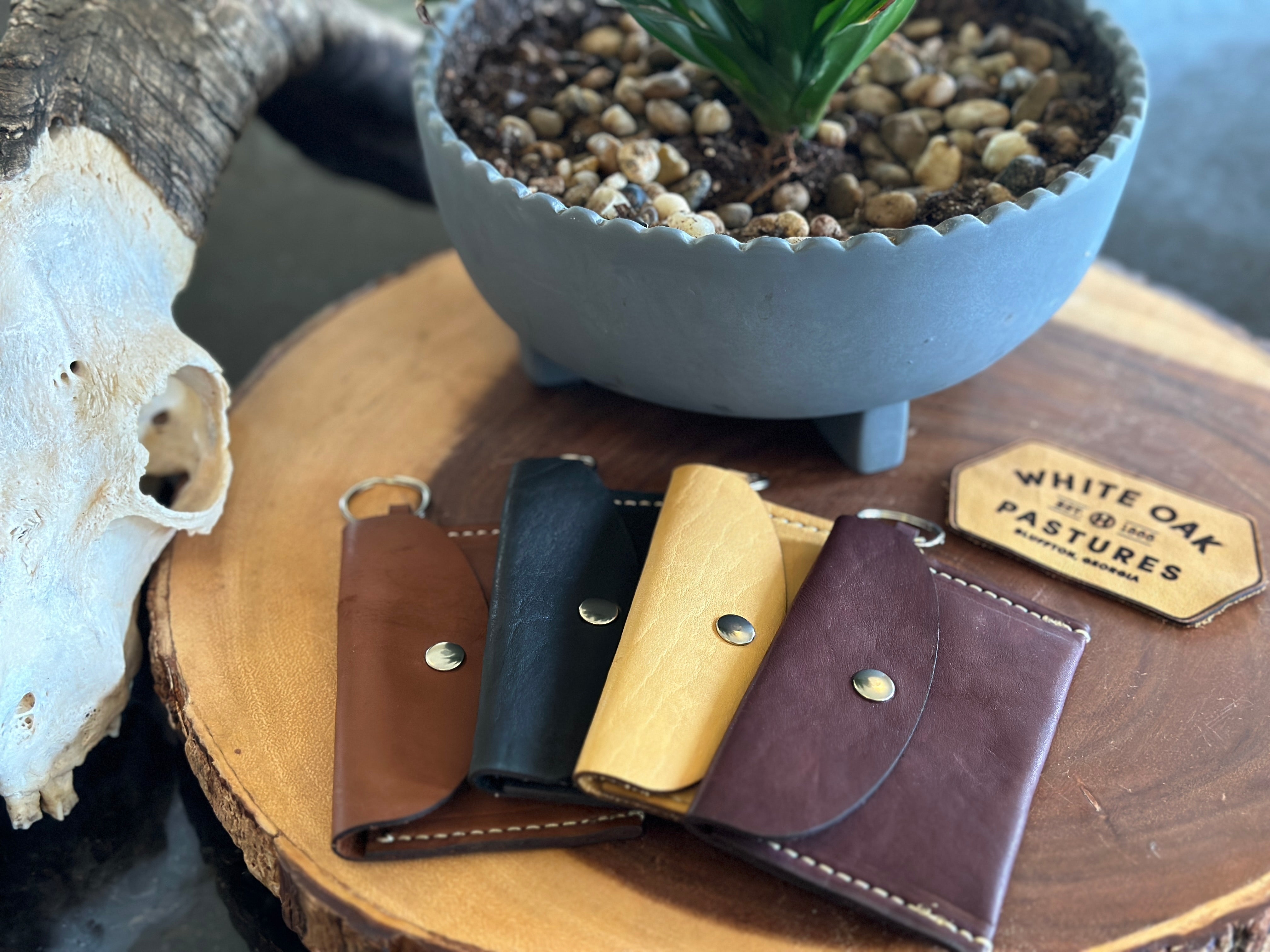 Buy Grassfed Leather Keychain Wallet – White Oak Pastures