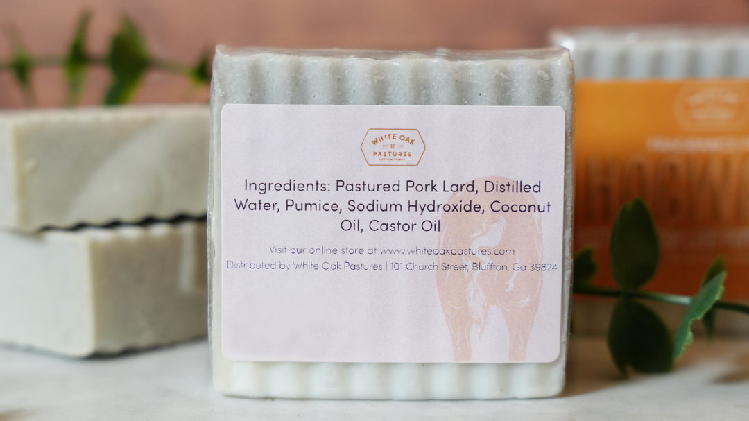 Hog Wash Lard Soap Bar
