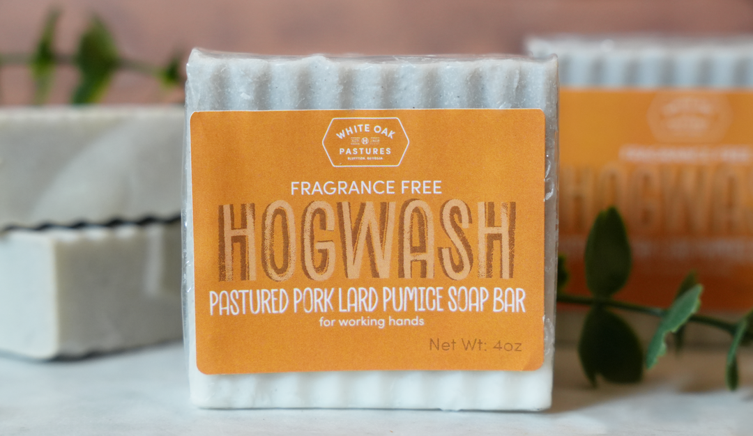 Hog Wash Lard Soap Bar