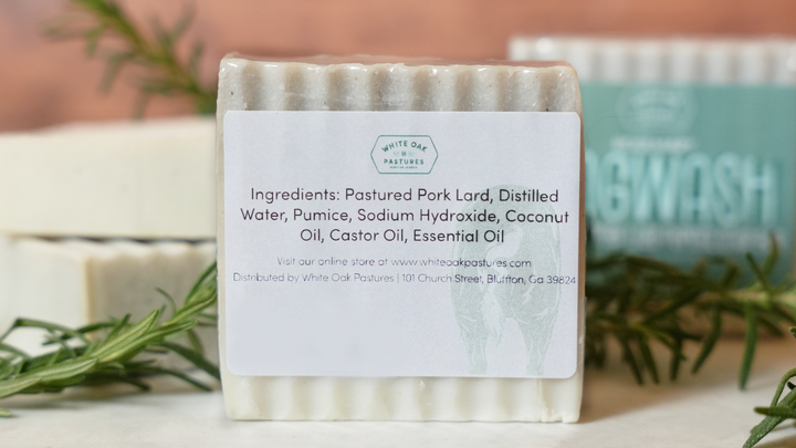 Hog Wash Lard Soap Bar