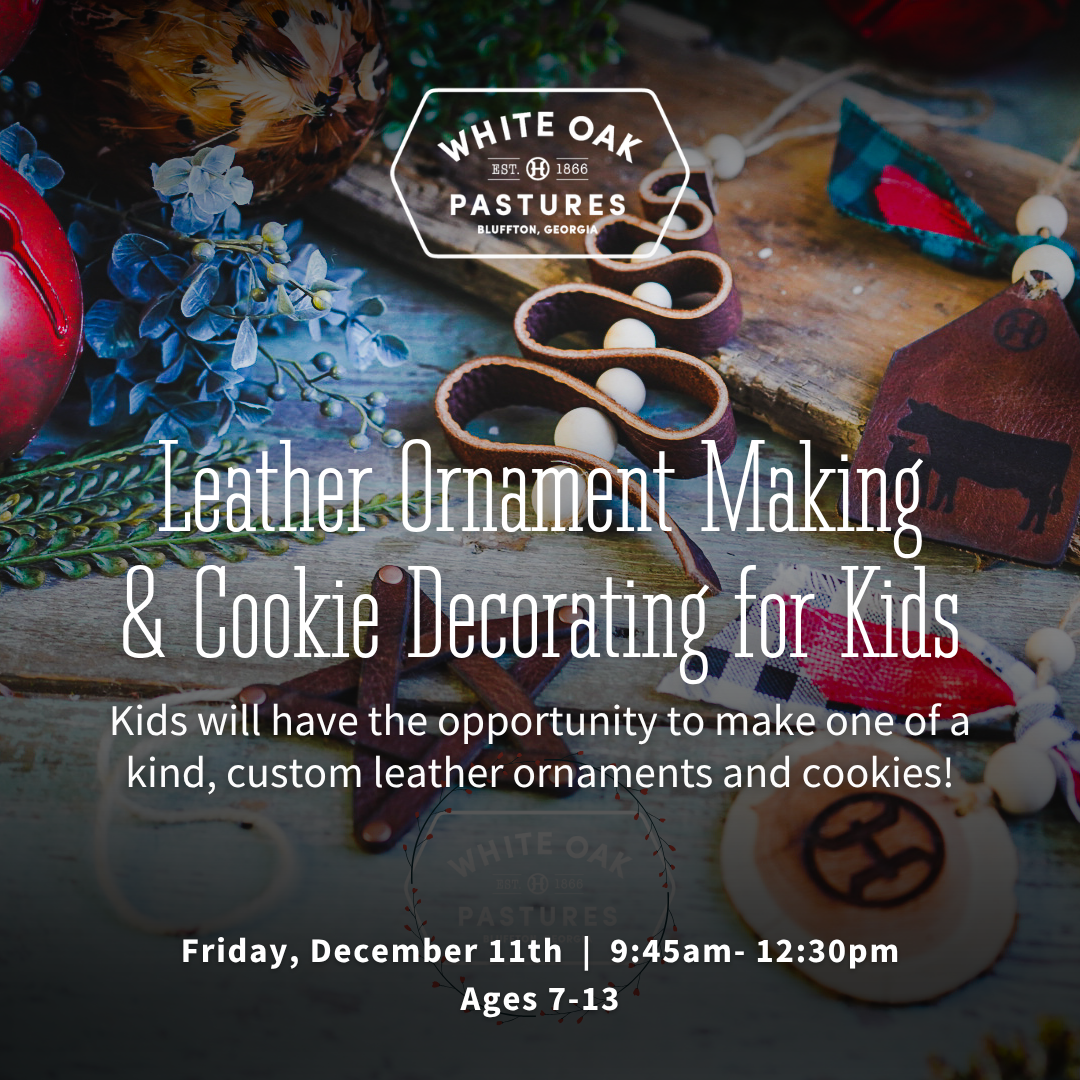 Leather Ornament Making & Cookie Decorating for Kids